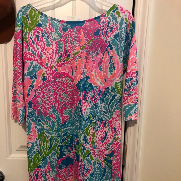 Lilly Pulitzer Cotton 3/4 Length Dress - Picture 2 of 2